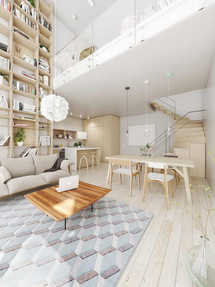 Double Height Living Room