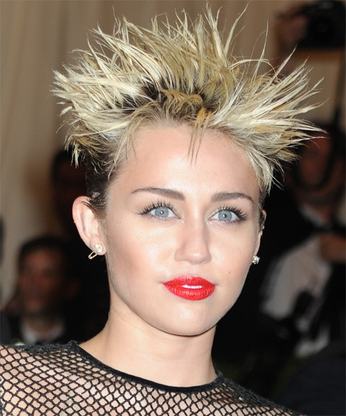 Blonde Spiked-up Alternative  Hairstyles