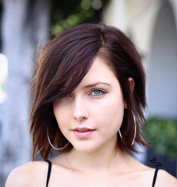 Choppy layered alternative hairstyle