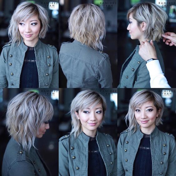 Asymmetrical Layered Bob Alternative Women Hairstyles