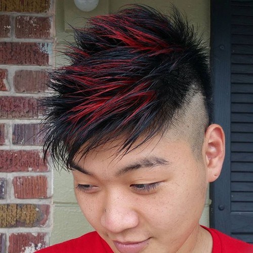 Funky Asian Men’s Hairstyle
