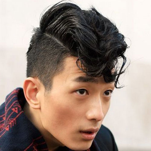 Asian Men Wavy Fringes