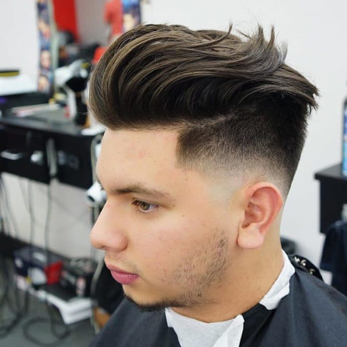 Asian Pompadour Men Hairstyle
