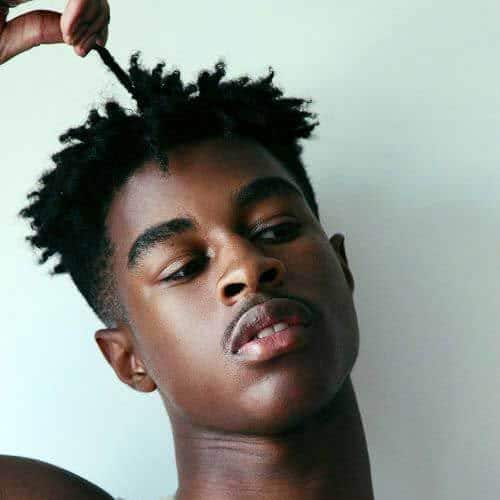 Short Deadlock Hairstyles for Black Men