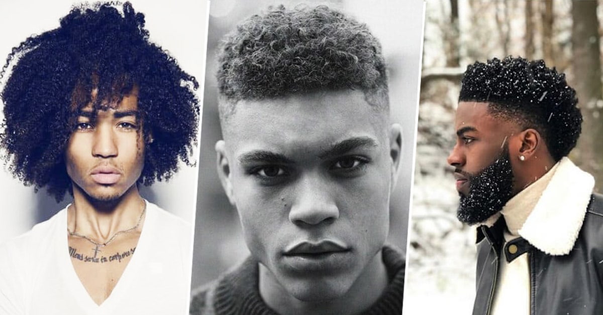 Black Men's Curly Hairstyles
