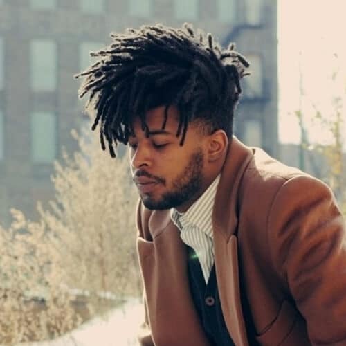 Dreads with Shaved Sides