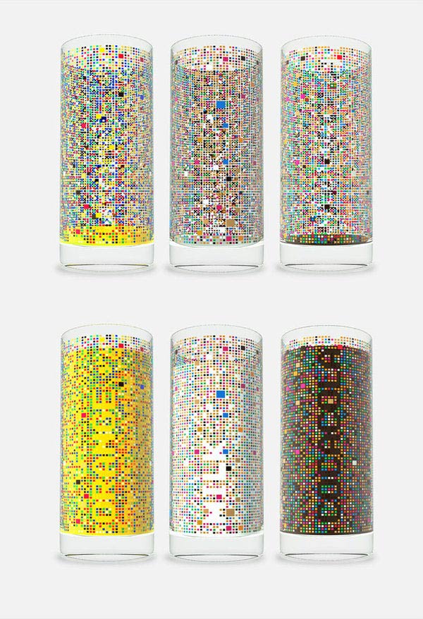 Examples of Industrial Designs : Cipher Drinking Glass