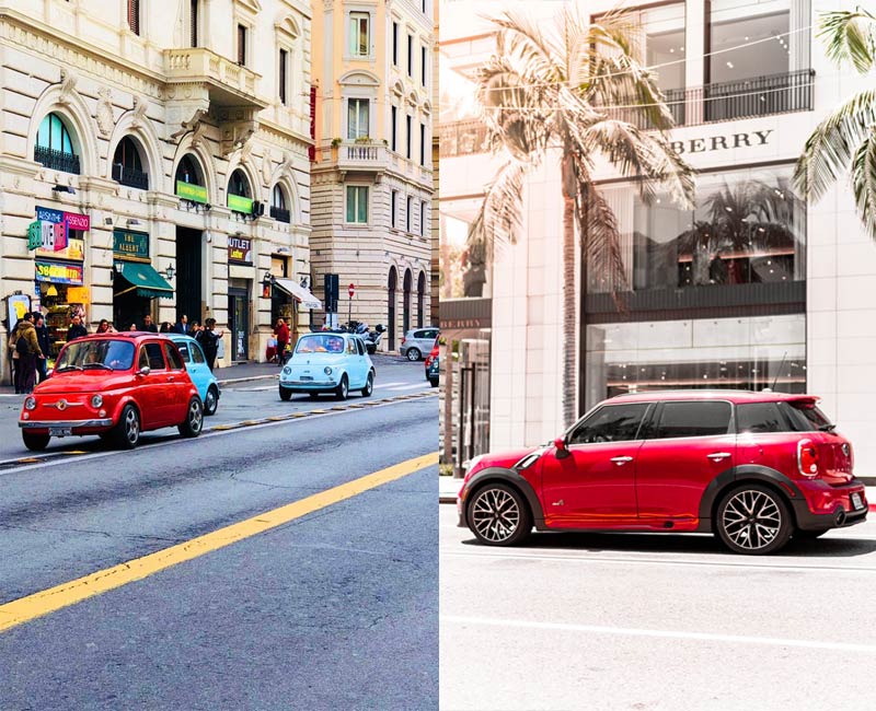 Examples of Industrial Designs; mini cooper