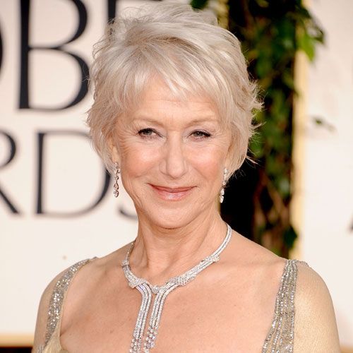 Helen Mirren’s tousled bob