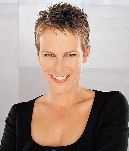 Jamie Lee Curtis's short pixie crop