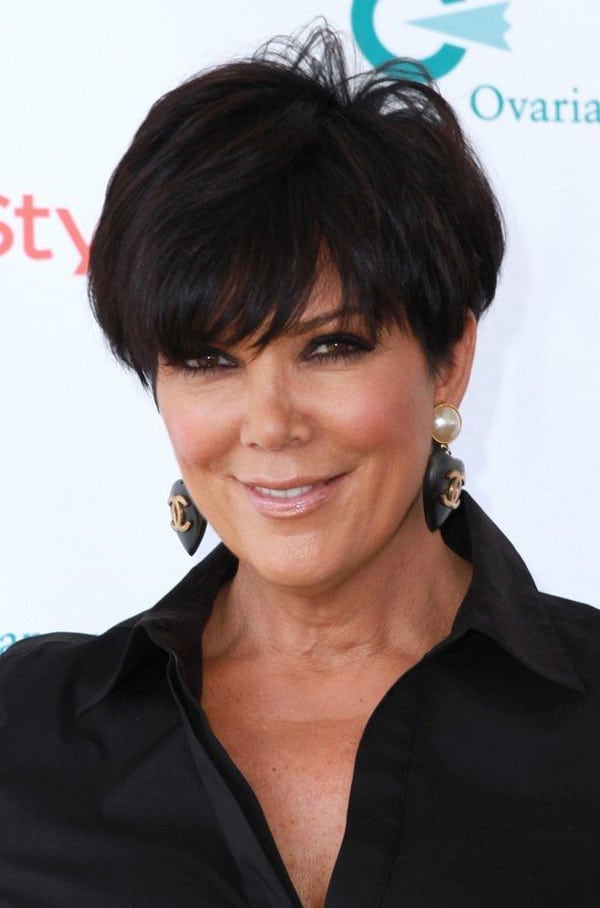 Kris Jenner celebrity ’s crop hair