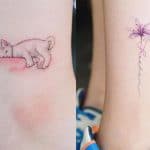 cute ankle tattoo