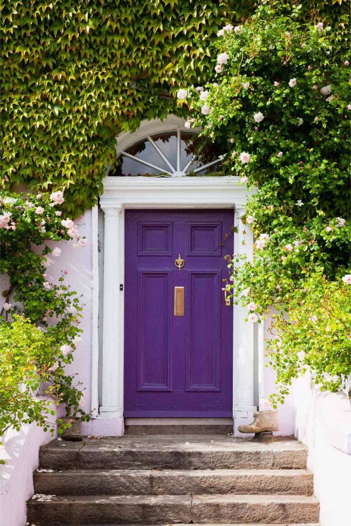 Purple Front Door