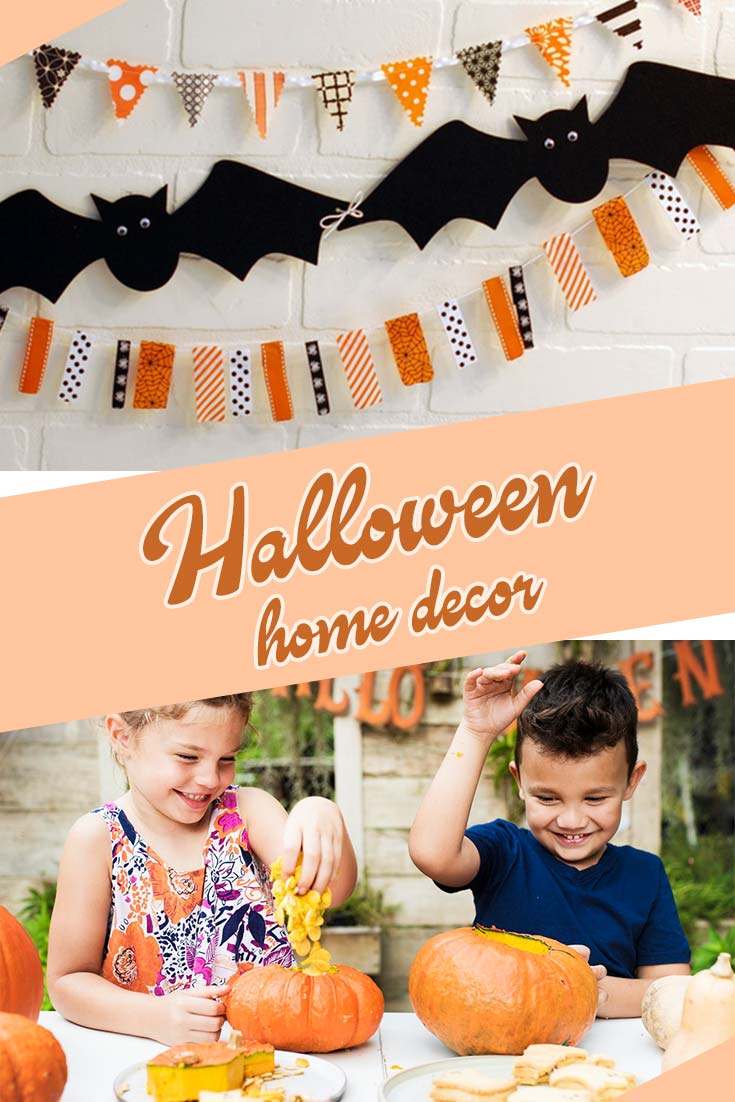 Halloween Decoration Ideas : Hang Halloween Garlands