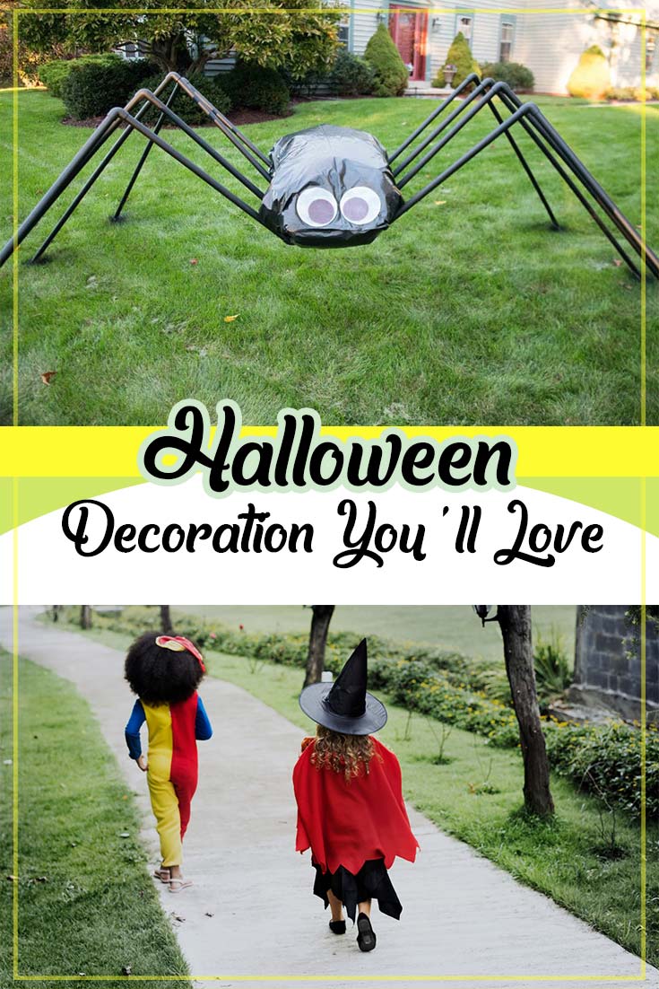 Halloween Decoration Ideas : Create a Giant Tarantula