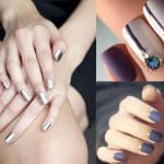 metallic nail art ideas