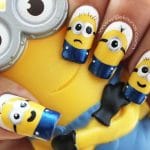 minion nail art