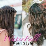 waterfall hairstyle