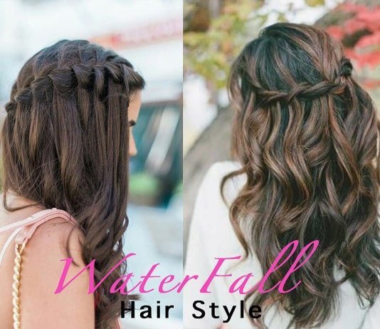 waterfall hairstyle