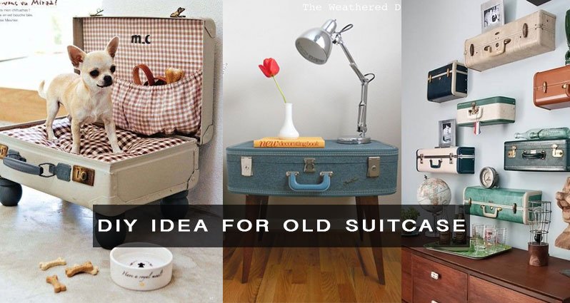 DIY Ideas for Old suitcase