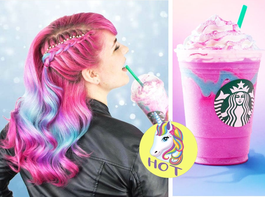 Unicorn style haircolor