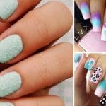 cotton candy nail