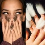 fur nail art