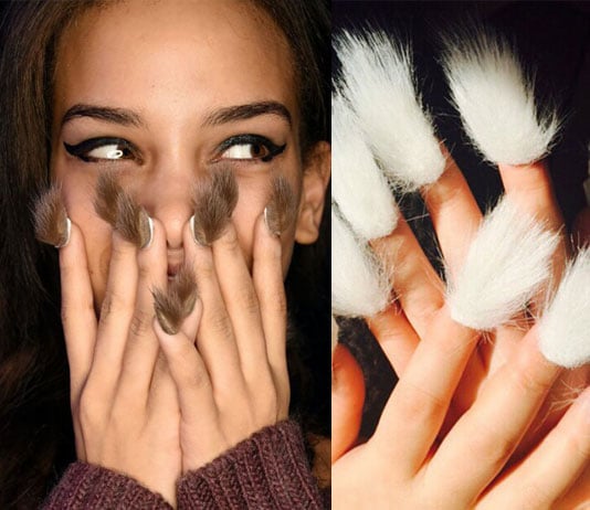 fur nail art