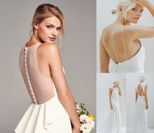 minimal wedding dress