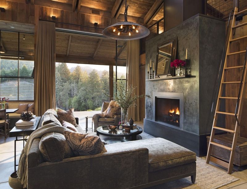 rustic livingroom ideas
