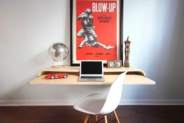 wall mounted table idea