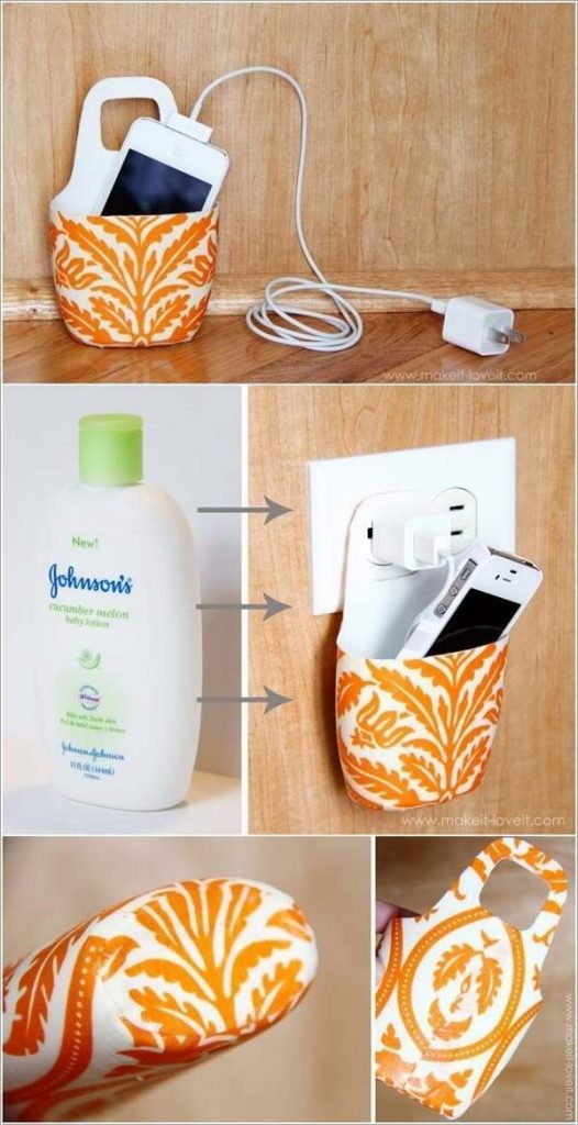 DIY Recycling Plastic Bottle into Charging Dock