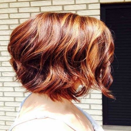 Short wavy Ombre Hair