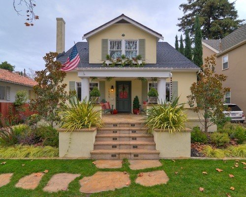 Buttercream yellow house