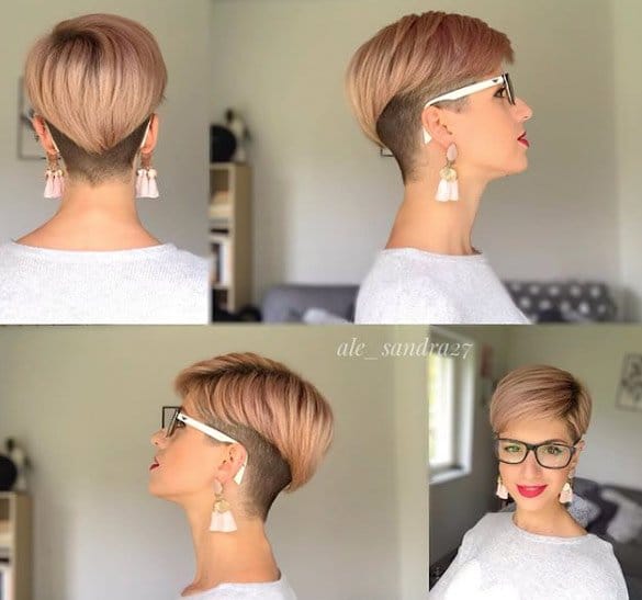 Good Girl’s Pixie cut for thick hair