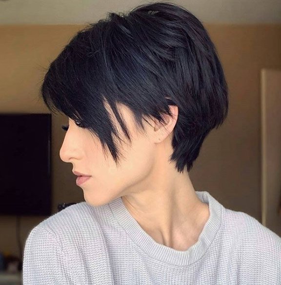A-line Cut for Thick Hair Short Haircuts