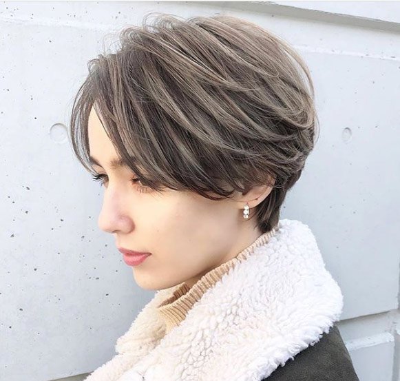 Choppy Pixie Bob with Stacked Nape for thick hair