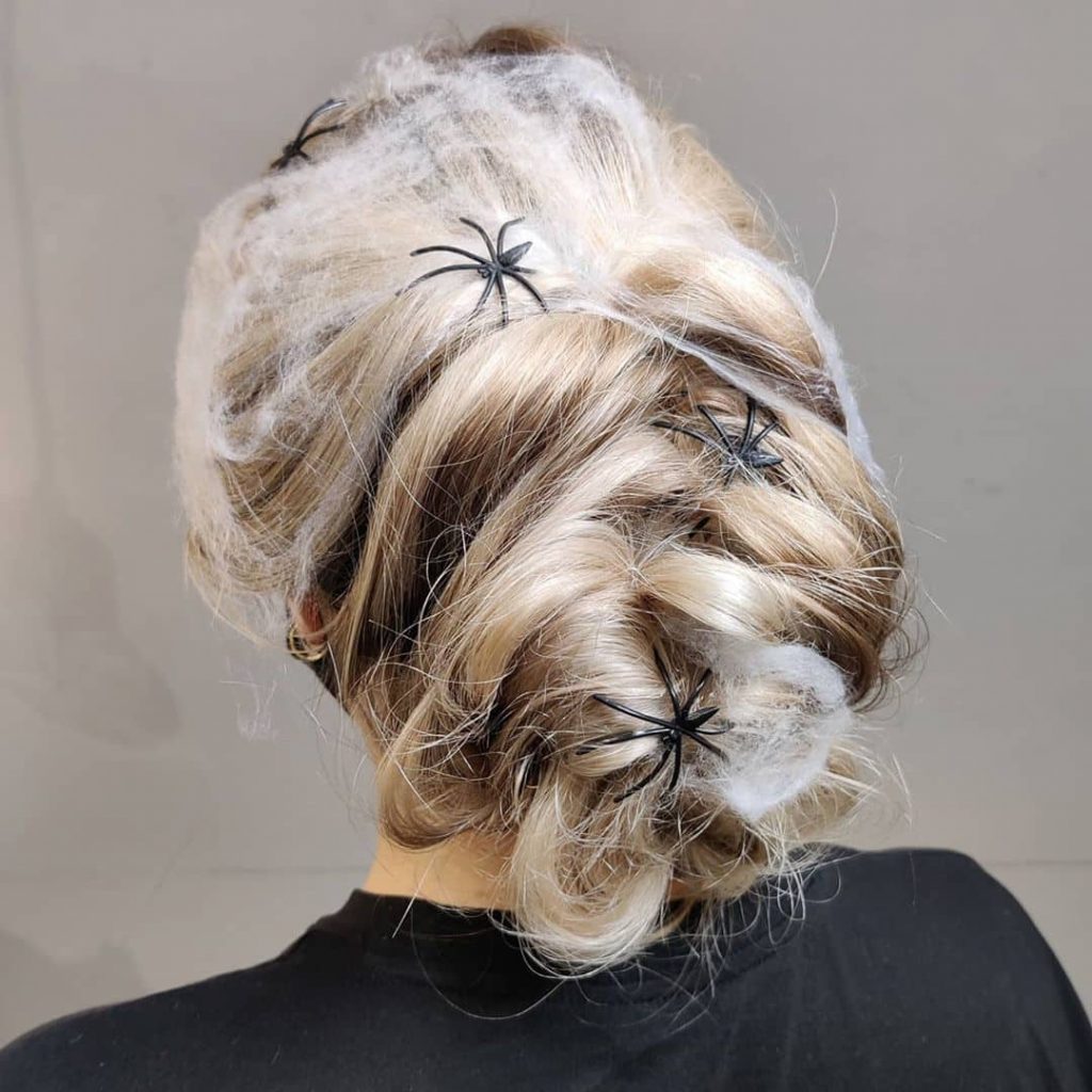 Spooky Hair and Makeup for halloween