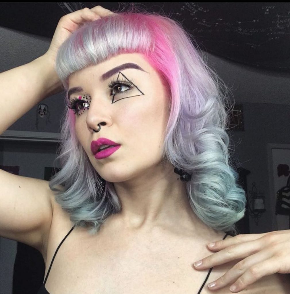 Vintage Waves Hairstyle for thin grey hair