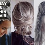 hairstyles for thin gray hair
