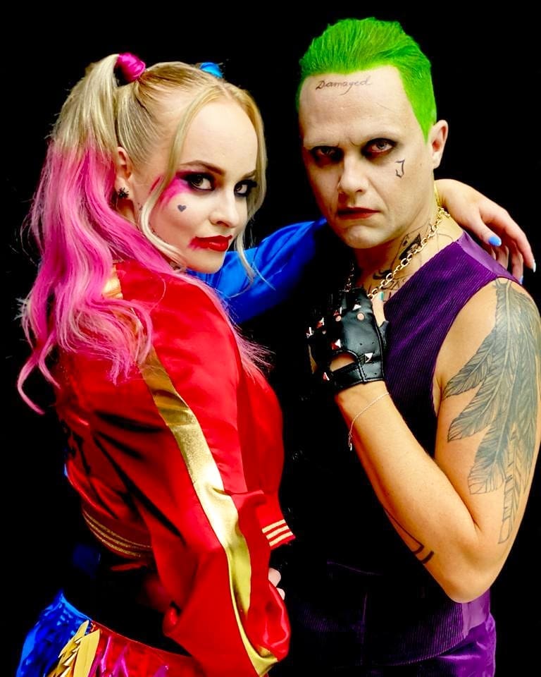 Harley Quinn & Joker Hairstyle