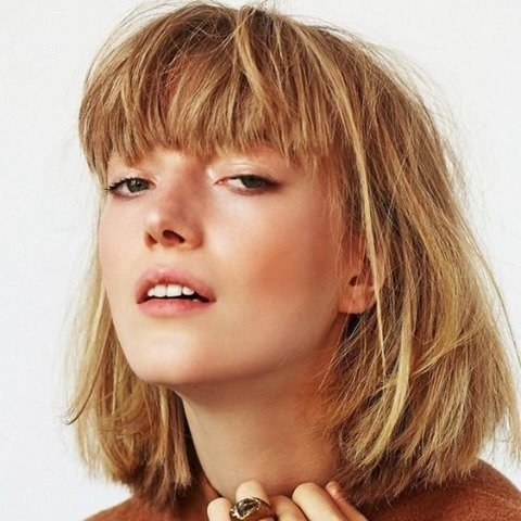 Short Casual Styles with Baby Bangs