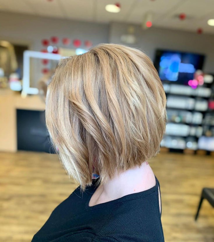 A Bob Cut With Curls