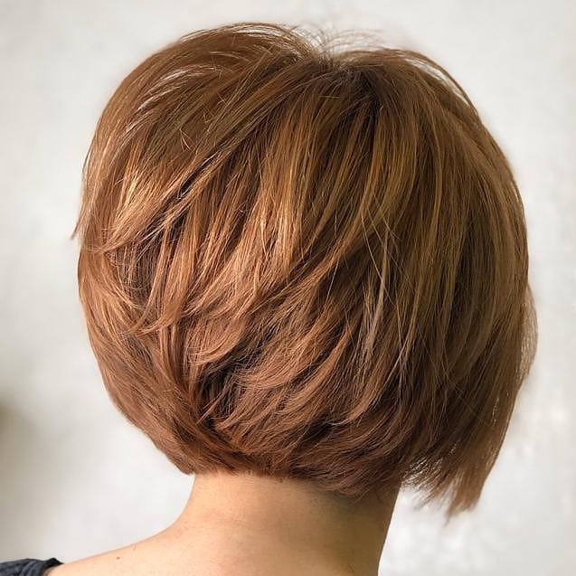 Low Maintenance Light Brown Short Haircut