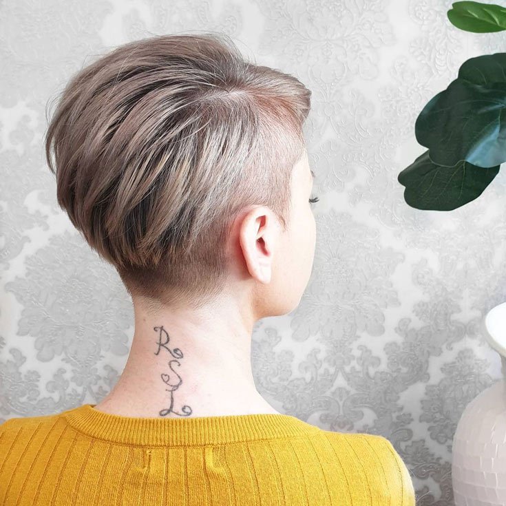 Pixie with Fade Hairstyle