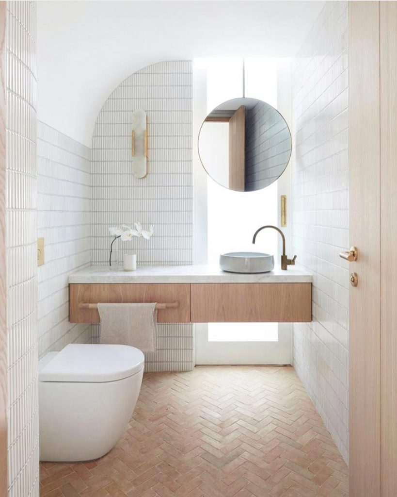 modern toilet decor