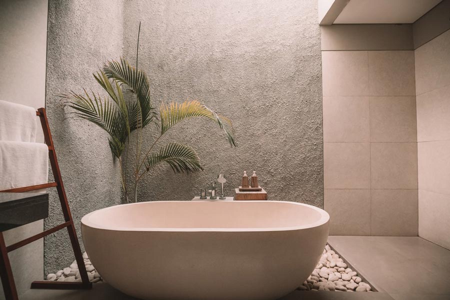 minimalist modern bathroom