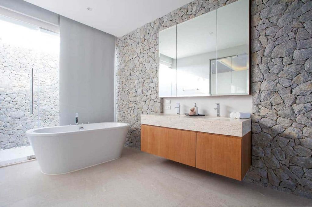 Minimalist luxury bathroom