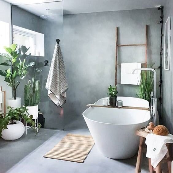 Modern Grey Bathroom
