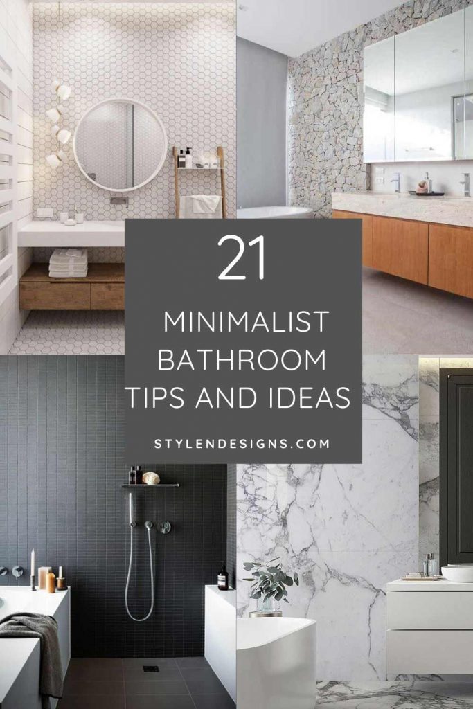 MINIMALIST BATHROOM TIPS AND IDEAS 